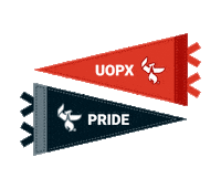 Proud Pride Sticker by University of Phoenix