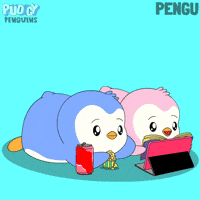 Watching Youtube GIF by Pudgy Penguins