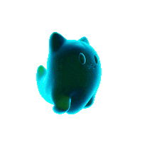 Ghost Cat Art Sticker by House Of Hype