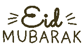 Eid Al Fitr Moon Sticker