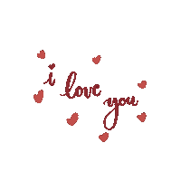 I Love You Sticker