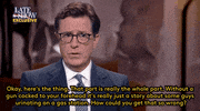 stephen colbert swimming GIF by Refinery 29 GIFs