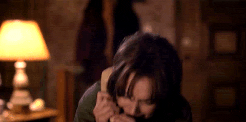 staceygrant giphyupload stranger things winona ryder freaking out GIF