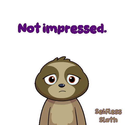 Sloth Eye Roll Sticker by VeeFriends