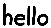 Sticker Hello Sticker
