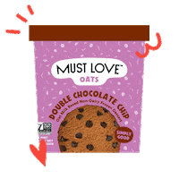 mustloveco chocolate ice cream oat milk nicecream Sticker