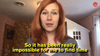 Impossible to find time