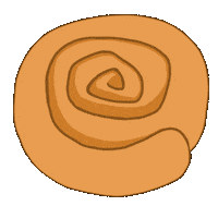Cinnamon Roll Sweden Sticker