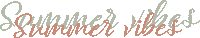 Summer Vibes Sticker