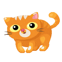 International Cat Day Sticker by Dinolingo - online language learning platform for kids