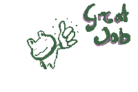 Frog Sticker by BVK Students Hannover