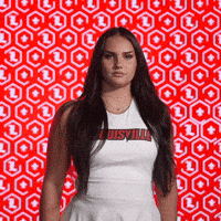 Tennis Go Cards GIF by Louisville Cardinals