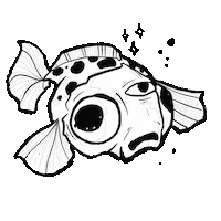 Estranho star fish sea bubble Sticker