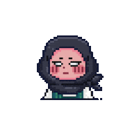 pixlixza angry emoji pixel art chibi Sticker