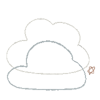 Stars Clouds Sticker