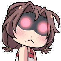 Watching Glowing Eyes Sticker by Jin