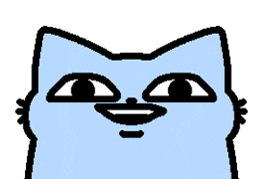 Cat Smile GIF by sillynub