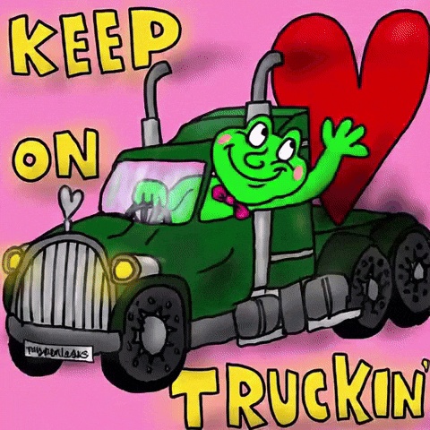 Stay Positive Keep On Truckin GIF by Mypenleaks