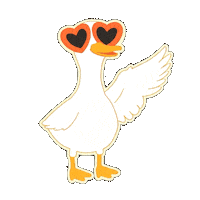 Goose Sticker by VRBA studio