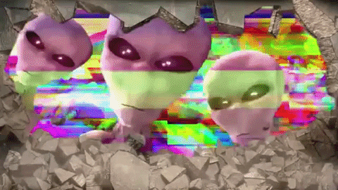 Party Glitch GIF by systaime