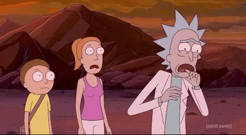 Choking Season 4 GIF by Rick and Morty