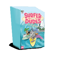 surferdudescomic surferdudescomic surferdudescomiccover Sticker