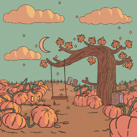 Black Cat Halloween GIF by LT3 Creations