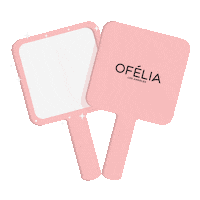 Pink Mirror Sticker by OFÉLIA Cosmetics