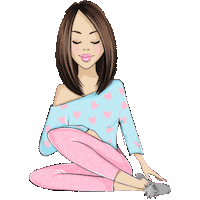 Girl Sticker