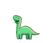 Happy Dino Sticker