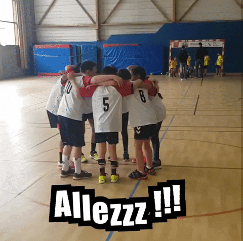 Motive Cri De Guerre GIF by Club Handball Séveragais