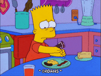 bart simpson eating GIF