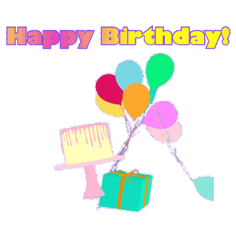 Happy Birthday Party Sticker by Perch Handmade