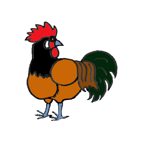 Rooster Sticker