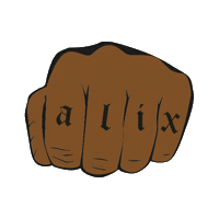 Fistbump Sticker by ALIX the label