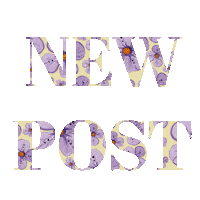 New Post Flores Sticker