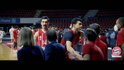 Fc Bayern Team GIF by FC Bayern Basketball