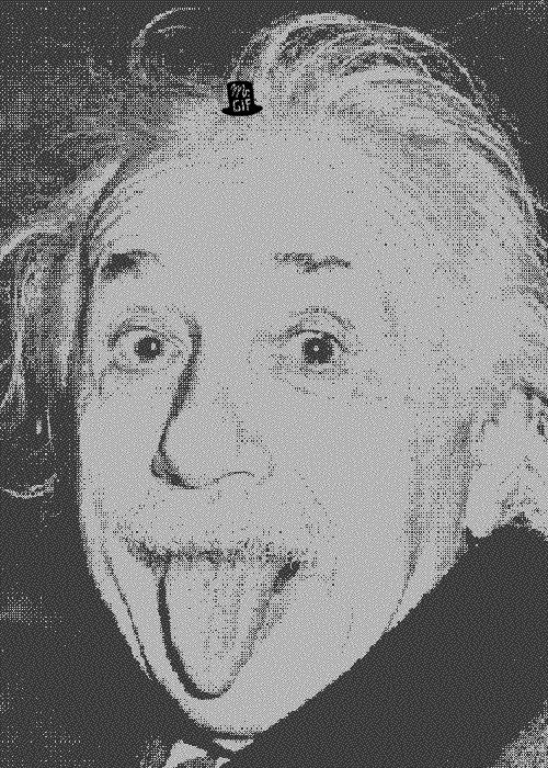 pixel portrait GIF