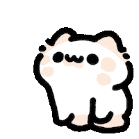 Cat Sticker by MYAOWL