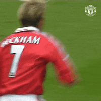 Happy David Beckham GIF by Manchester United