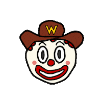 Clown Cowboy Sticker by Wrangler