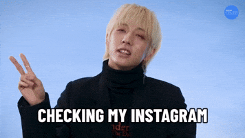 Checking My Instagram