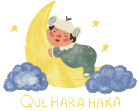 Sleepy Hara Sticker