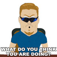 What Are You Doing Pc Principal Sticker by South Park