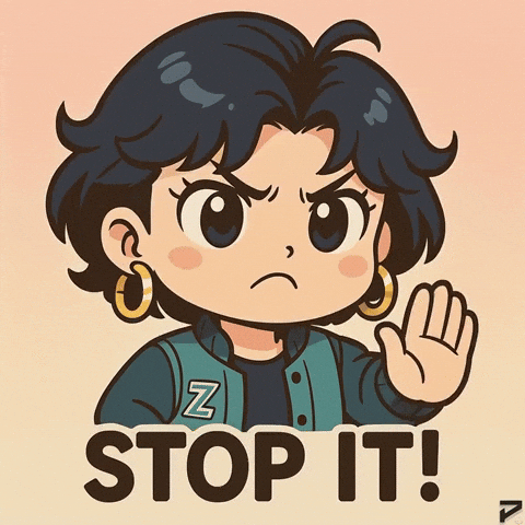 Stop It Hold Up GIF by Persona