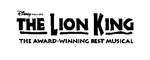 lion king title Sticker by Disney On Broadway
