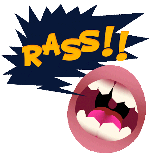 3D Yell Sticker by rvd