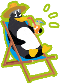 Summer Chill Sticker by Grupa Pingwina