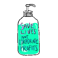 Corona Soap Sticker by INTO ACT!ON