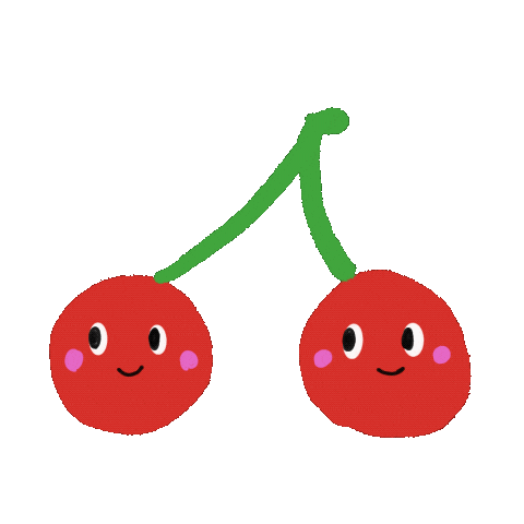 junefourpark giphyupload cherry さくらんぼ チェリ Sticker